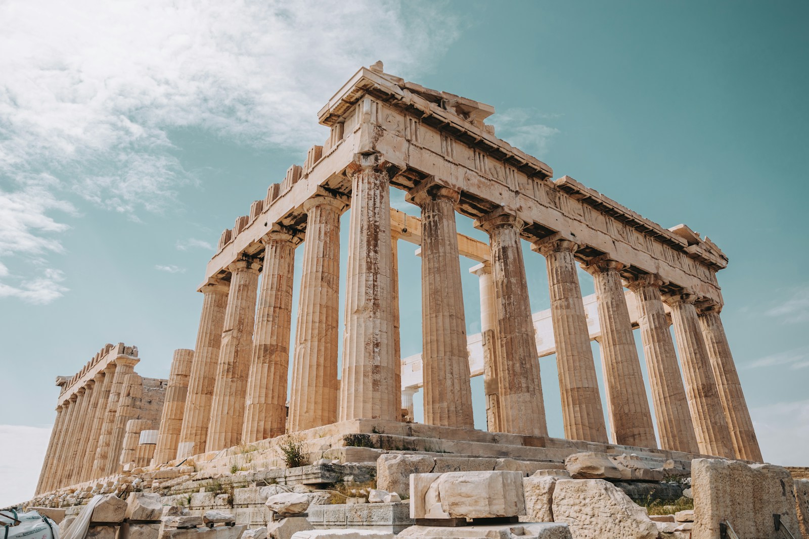 The Parthenon on the Acropolis in Athens, Greece